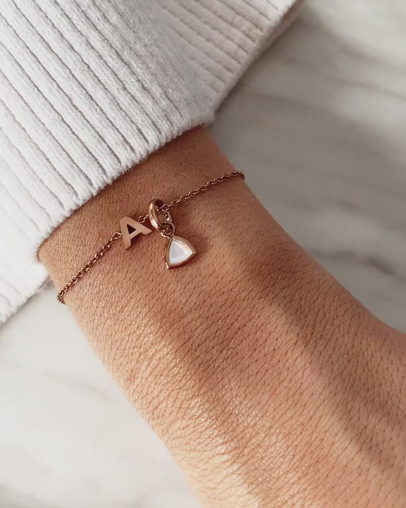 Buy Tiny Initial Bracelet, Personalized Bracelet, Letter Bracelet, Delicate  Bracelet , Dainty Bracelet, Silver Bracelet, Simple, Minimal Jewelry Online  in India - Etsy